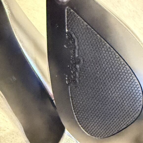 Metallic Silver Stiletto High Heel Knee High Boots Womens Sz 7M NWOT Club Glam - Picture 7 of 11